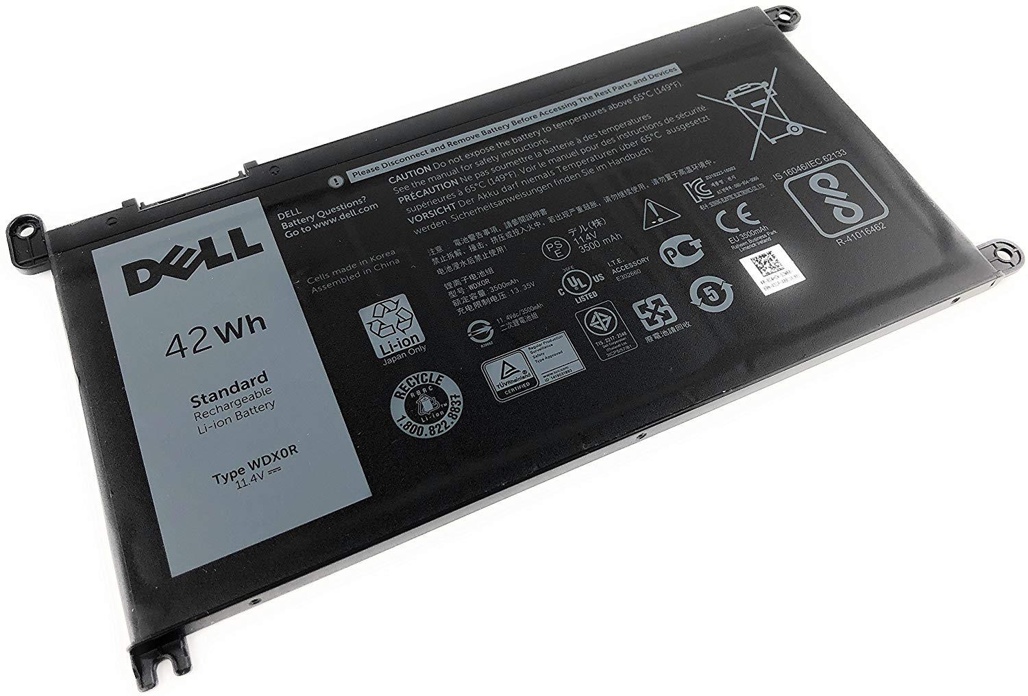 New Dell Inspiron 15 5565 i5565 P66F P66F002 Laptop Battery 3Cell 11.4V 42WH